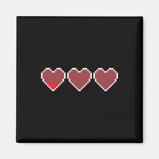 Grappig Koel Schattige Video Game Hearts Design - Magneet (Voorkant)