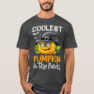 Grappig koelste pompoen in de flits van de hallowe t-shirt