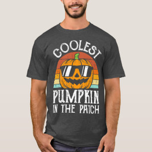 Grappig koelste pompoen in de flits van de hallowe t-shirt