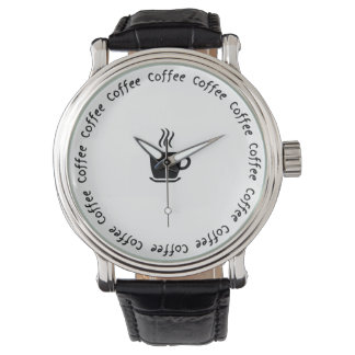 Grappig Koffie eWatch - "Koffie O'Clock" Horloge