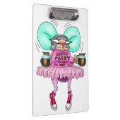 Grappig koffie fee werkplek klembord (Rechts)