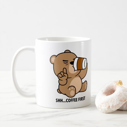 Grappig  koffiemok (Met donut)