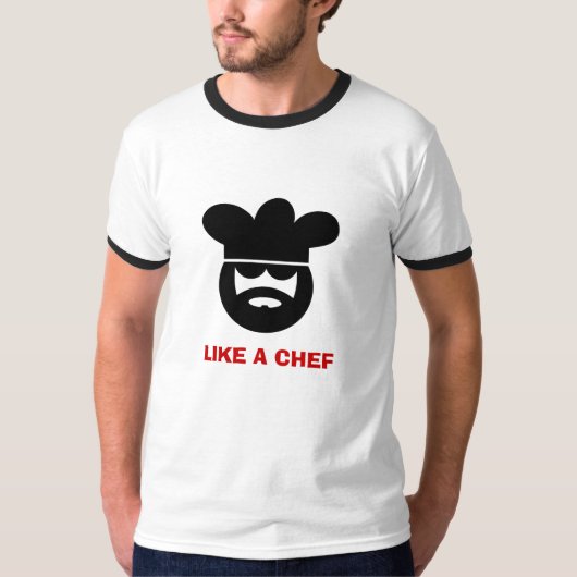 Grappig koken in shirt voor mannen | Zoals een che (Voorkant)