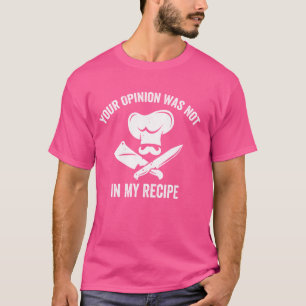 Grappig Koken Keuken Humor Ontwerp Voor Chefs En F T-shirt