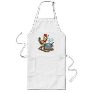 Grappig Koken Kip Schort – Hen maken soep