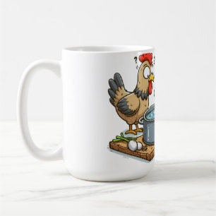 Grappig Koken Kip Schort – Hen maken soep Koffiemok