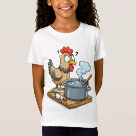 Grappig Koken Kip Schort – Hen maken soep T-shirt