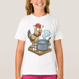 Grappig Koken Kip Schort – Hen maken soep T-shirt