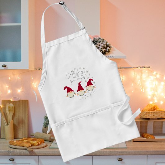 Grappig koken met mijn Gnomen Feestdagen Design Ad Standaard Schort