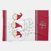 Grappig koken met mijn Gnomen Feestdagen Design Theedoek (Horizontaal)