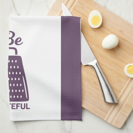 Grappig koken pun zijn grateful theedoek (Quarter Fold)