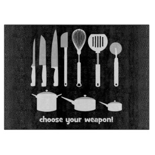 grappig koken snijplank