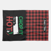 Grappig koken, snoep... alsof het heet rood geplak theedoek (Horizontaal)