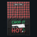 Grappig koken, snoep... alsof het heet rood geplak theedoek<br><div class="desc">Grappig en cool keukenhanddoek om het koken leuker te maken. Gepersonaliseerd geschenk voor familie en vrienden die graag koken, bakken en een nieuw recept proberen in de keuken. Pas de formulering aan zodat deze bij uw gelegenheid past. U kunt het Hulpmiddel van het Ontwerp gebruiken om het doopvonttype, de doopvontkleur...</div>