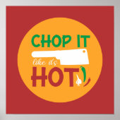 Grappig koken, zoals het heet Keukenkunst is Poster (Voorkant)