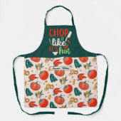 Grappig koken, zoals het heet vegetable Pattern is Schort (Voorkant)
