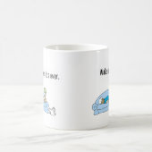 Grappig komische koffie-mok. "Maak me wakker als h Koffiemok (Center)