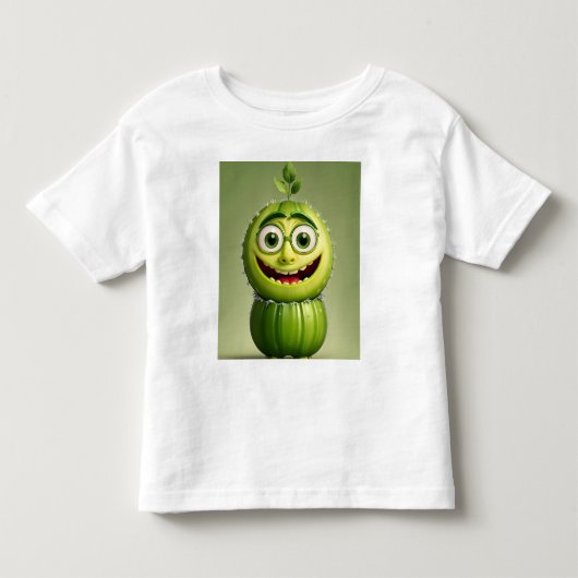 Grappig komkommer karakter kinder shirts (Voorkant)