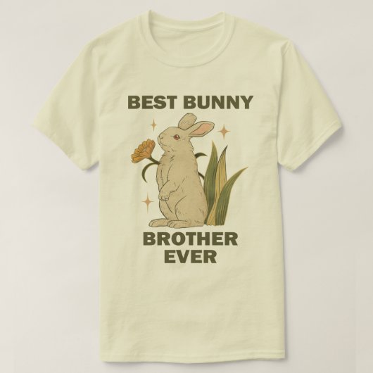Grappig Konijn, Beste Konijnenbroer Ooit, Konijnen T-shirt (Design voorkant)