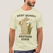 Grappig Konijn, Beste Konijnenbroer Ooit, Konijnen T-shirt (Voorkant)