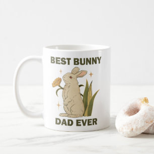 Grappig Konijn, Beste KonijnenPapa Ooit, Konijnenl Koffiemok