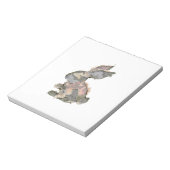 Grappig Konijn Haakwerk Patchwork Camo Konijn Gelu Notitieblok (Linkerzijde)