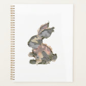 Grappig Konijn Haakwerk Patchwork Camo Konijn Gelu Planner (Voorkant)