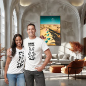Grappig Konijn Karakter T-Shirt – Boing Aangepaste