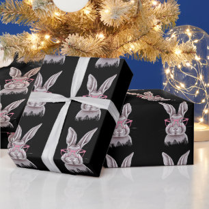 Grappig Konijn Knuffel Familie Cadeaus Pasen Cadeaupapier