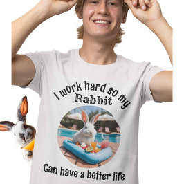 Grappig konijn Mannen T-shirt