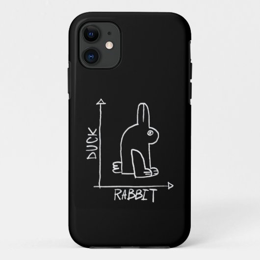 Grappig Konijn of Eend, diptiek met wilde dieren Case-Mate iPhone Case (Achterkant)