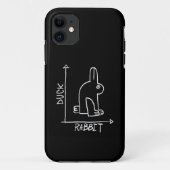 Grappig konijn of eend, wilde dieren diptiek Case-Mate iPhone case (Achterkant)
