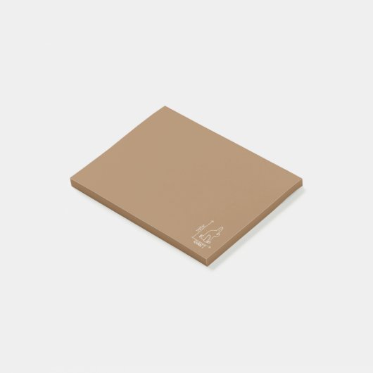 Grappig konijn of eend, wilde dieren diptiek post-it® notes (Schuin)