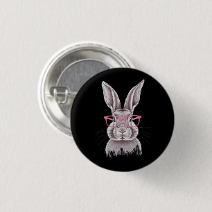 Grappig Konijn Schattige Familie Cadeaus Pasen Ronde Button 3,2 Cm