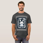 Grappig konijn T-shirt | Schattige Bunny Graphic T (Voorkant volledig)