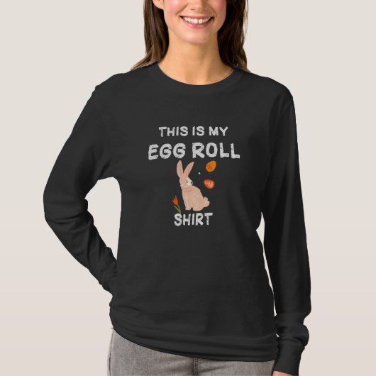 Grappig konijn voor eierbroodje dag t-shirt (Voorkant)