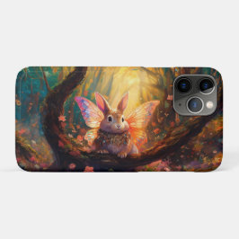 Grappig konijntje in een betoverd bos Case-Mate iPhone case