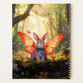 Grappig konijntje in een betoverd bos planner (Achterkant)