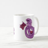 Grappig Koning Cobra Snake Rock Breien Koffiemok (Voorkant rechts)