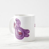 Grappig Koning Cobra Snake Rock Breien Koffiemok (Voorkant links)