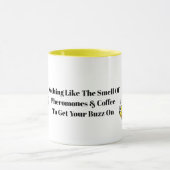 Grappig koningin bijen en Drones koffee Mok Buzz a (Midden)