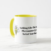 Grappig koningin bijen en Drones koffee Mok Buzz a (Voorkant links)