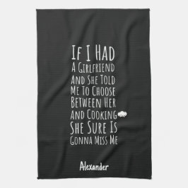 Grappig kookcadeau voor hem tienerjongens mannen c theedoek