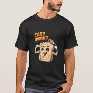 Grappig Koolhydraten Laden Brood Gym Workout Fitne T-shirt