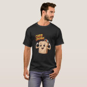 Grappig Koolhydraten Laden Brood Gym Workout Fitne T-shirt (Voorkant volledig)