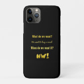 Grappig Koop een klinker — Nu! Case-Mate iPhone Case (Achterkant)
