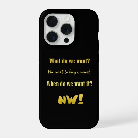 Grappig Koop een klinker — Nu! iPhone Hoesje (Achterkant)