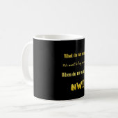 Grappig Koop een klinker — Nu! Koffiemok (Voorkant links)
