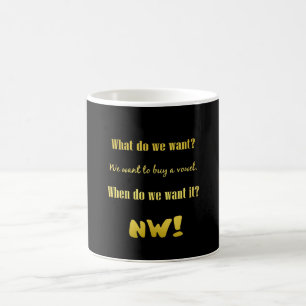 Grappig Koop een klinker — Nu! Koffiemok