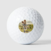 Grappig Koppel Gezicht Custom Golfballen Cadeau (Voorkant)